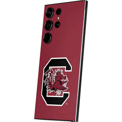 University of South Carolina Gamecocks Logo Red Galaxy S25 Ultra Skin